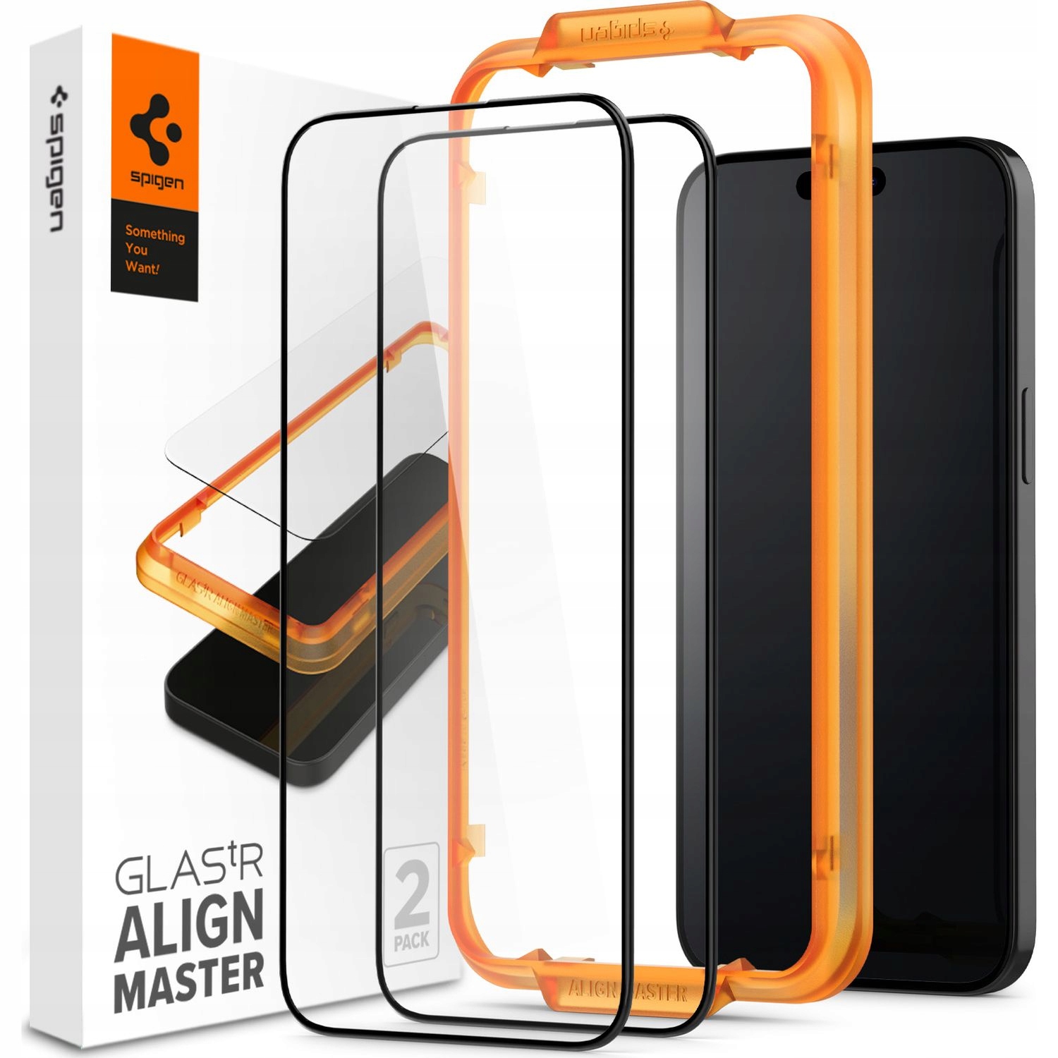 Tvrdené sklo Spigen pre Apple iPhone 15 Pro Max 2 ks.